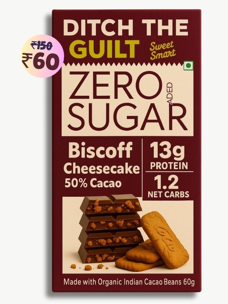 Biscoff Crunchy • 13g Protein •  Sugar Free Dark Chocolate • 60g