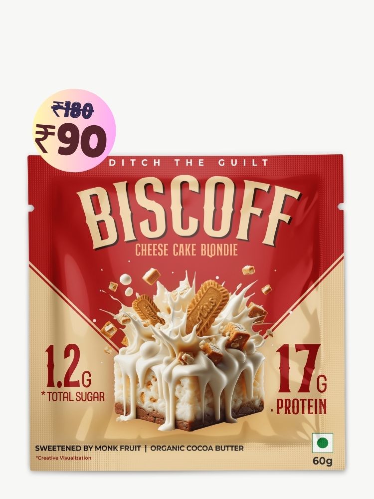Biscoff Protein Brownie • 17g Protein • Sugar Free & High Protein • Low Net Carbs - 60g