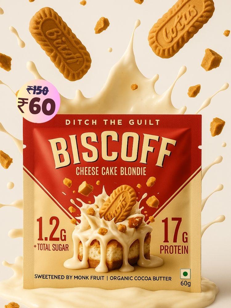 Biscoff Protein Brownie • 17g Protein • Sugar Free & High Protein • Low Net Carbs - 60g