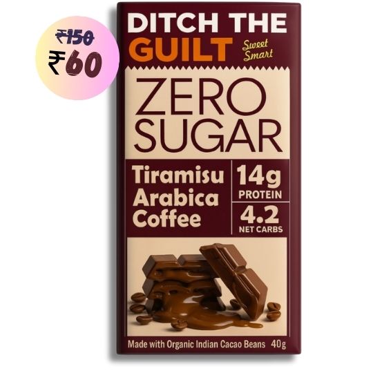 Tiramisu Coffee • 14g Protein • Sugar Free Dark Chocolate • 40g