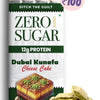 Viral Dubai Kunafa Cheese Cake (Authentic Style) - Sugar Free White Chocolate - High Protein - 40g