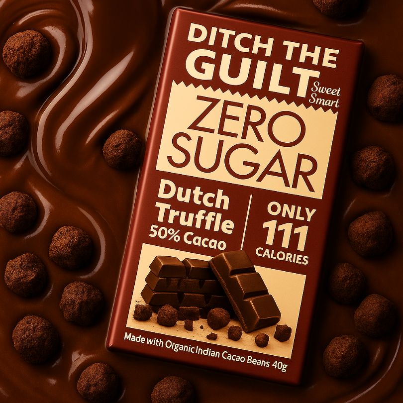 Dutch Truffle - 111 Calories Only - 1g Natural Sugar - 1.3g Carbs - 40g