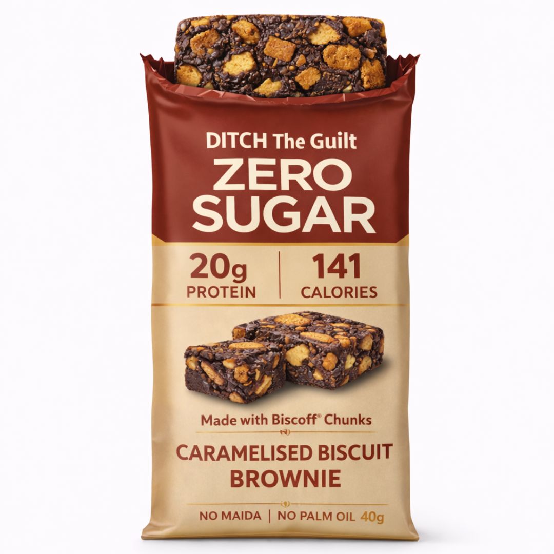 Caramalised Cookie • 20g Protein • Sugar Free High Protein Brownies • 40g