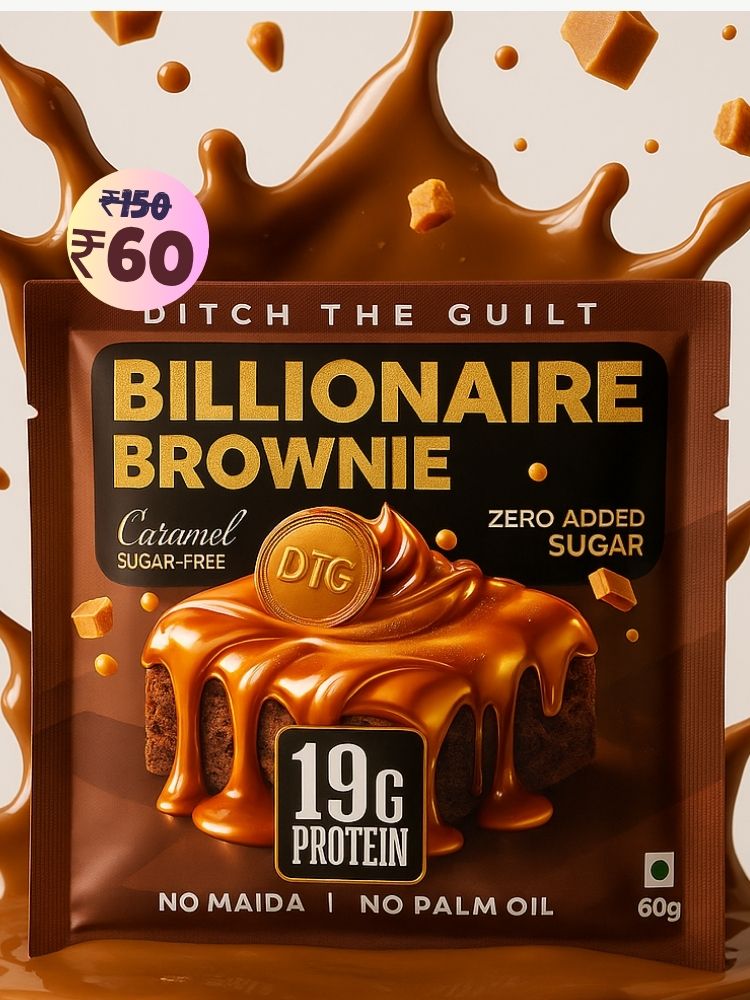 Billionaire Protein Brownie • 19g Protein • Sugar Free & High Protein • Low Net Carbs - 60g