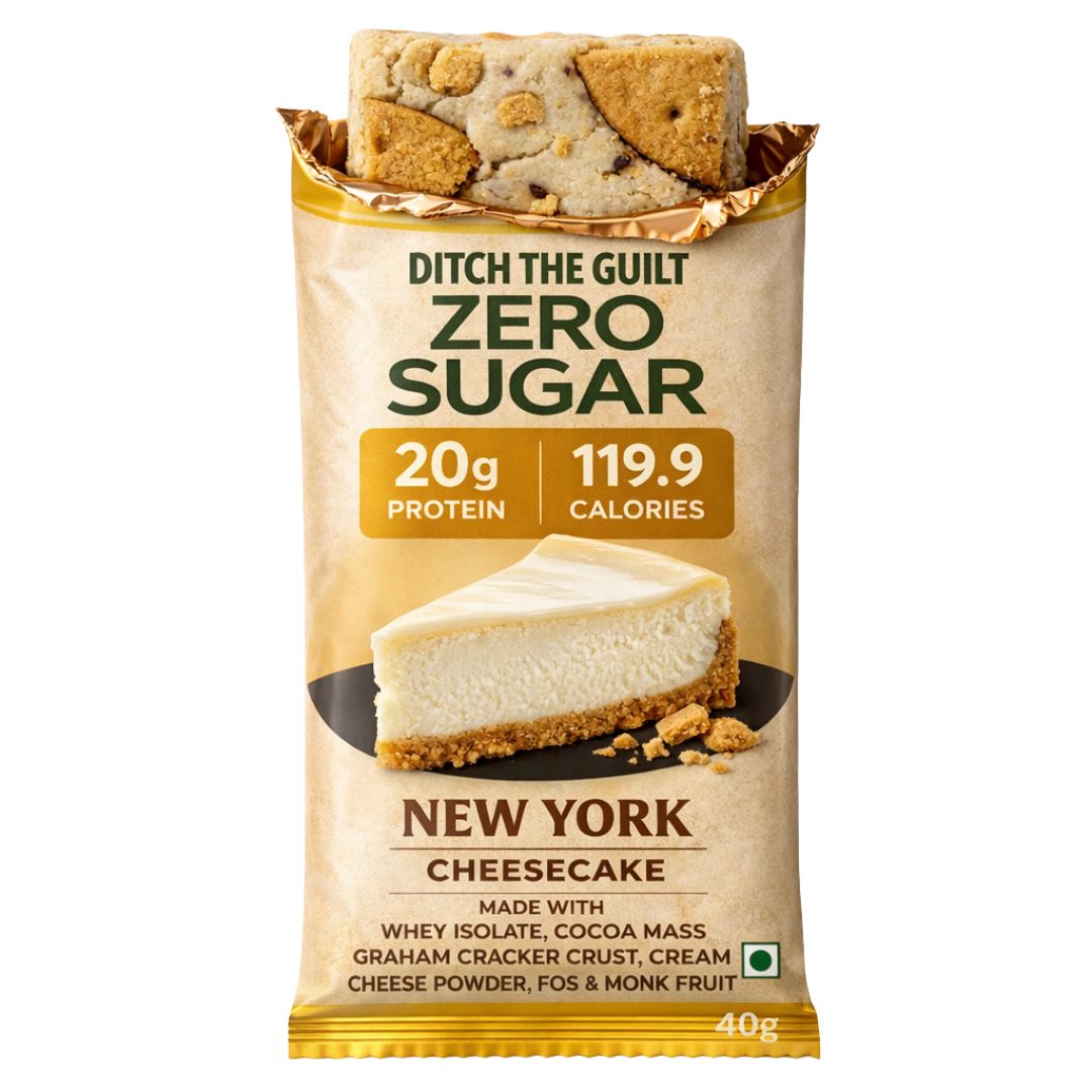 New York Cheese Cake • 20g Protein • Sugar Free High Protein Cheesecake• 40g