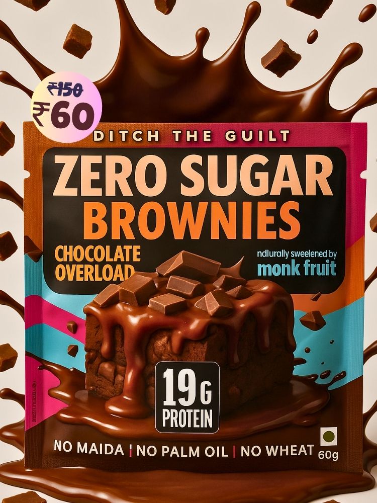 Chocolate Over Load Protein Brownie • 19g Protein • Sugar Free & High Protein • Low Net Carbs - 60g