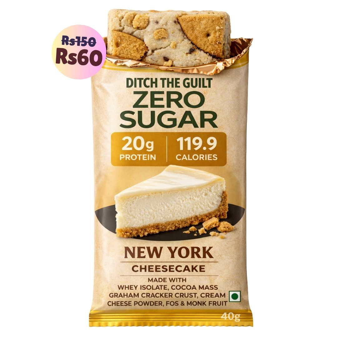 New York Cheese Cake • 20g Protein • Sugar Free High Protein Cheesecake• 40g