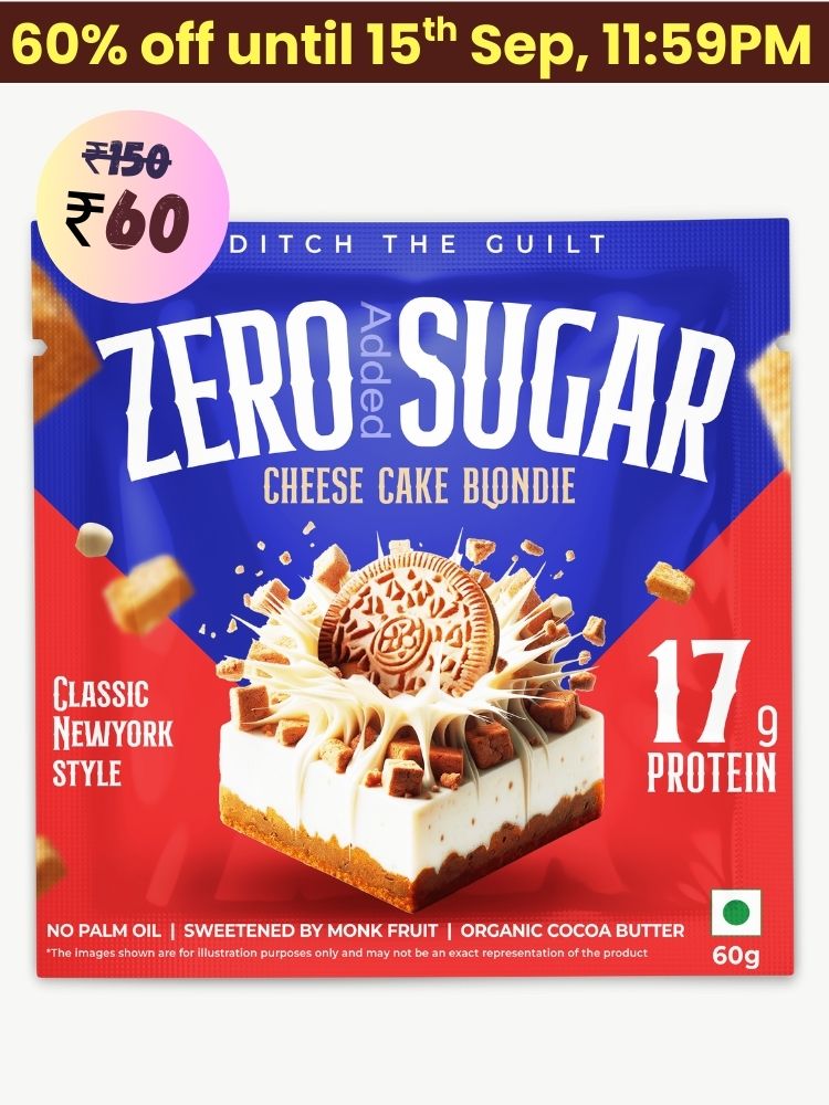 New York Style Cheese Cake Protein Brownie  • 17g Protein • Sugar Free & High Protein • Low Net Carbs - 60g