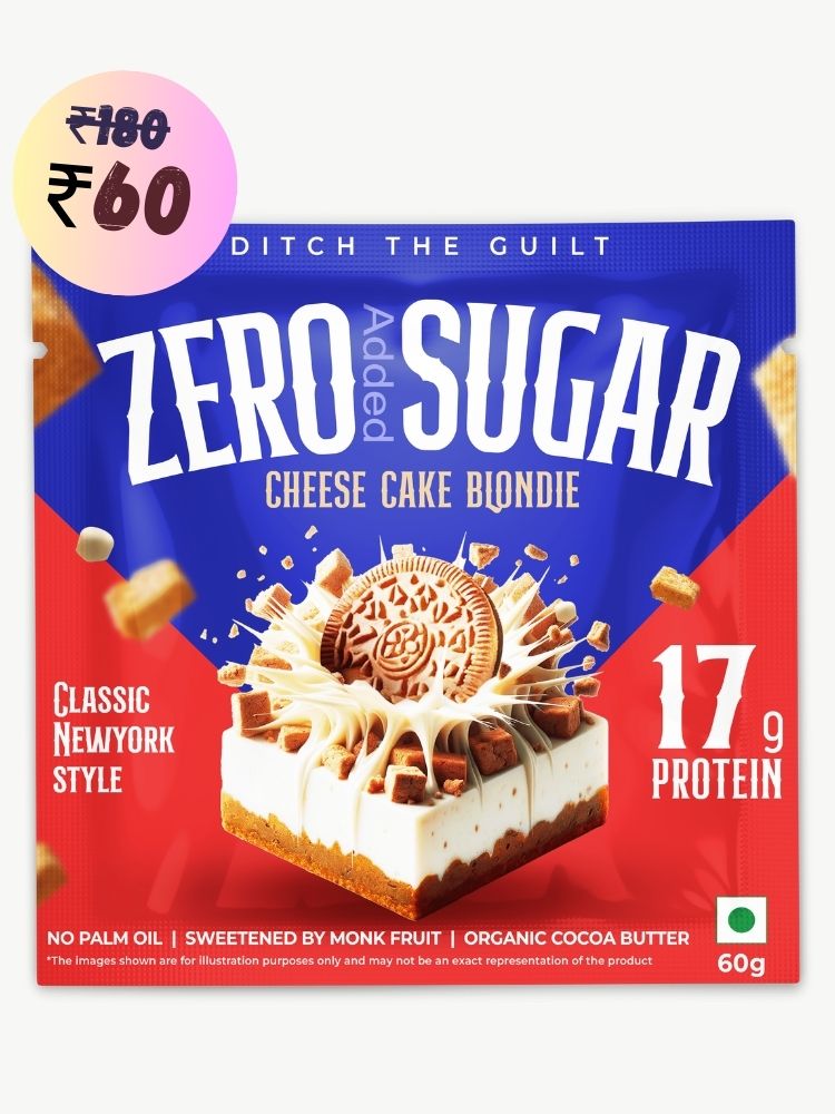 New York Style Cheese Cake Protein Brownie  • 17g Protein • Sugar Free & High Protein • Low Net Carbs - 60g