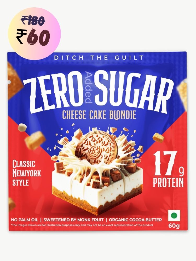 New York Style Cheese Cake Protein Brownie  • 17g Protein • Sugar Free & High Protein • Low Net Carbs - 60g