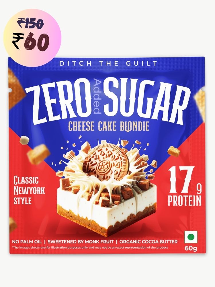New York Style Cheese Cake Protein Brownie  • 17g Protein • Sugar Free & High Protein • Low Net Carbs - 60g