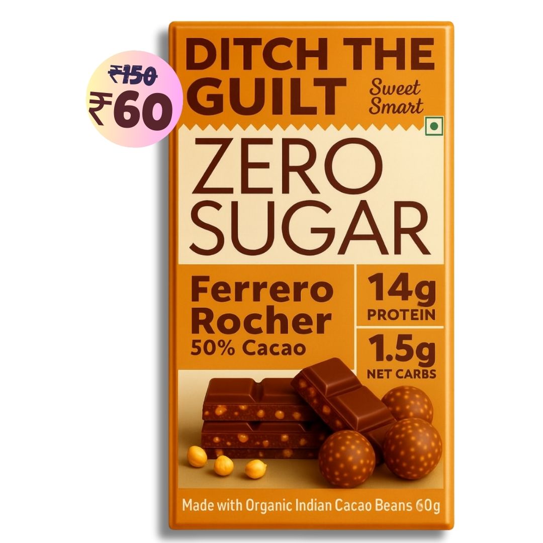 Ferrero Rocher • 14g Protein • Sugar Free Dark Chocolate • 40g bar