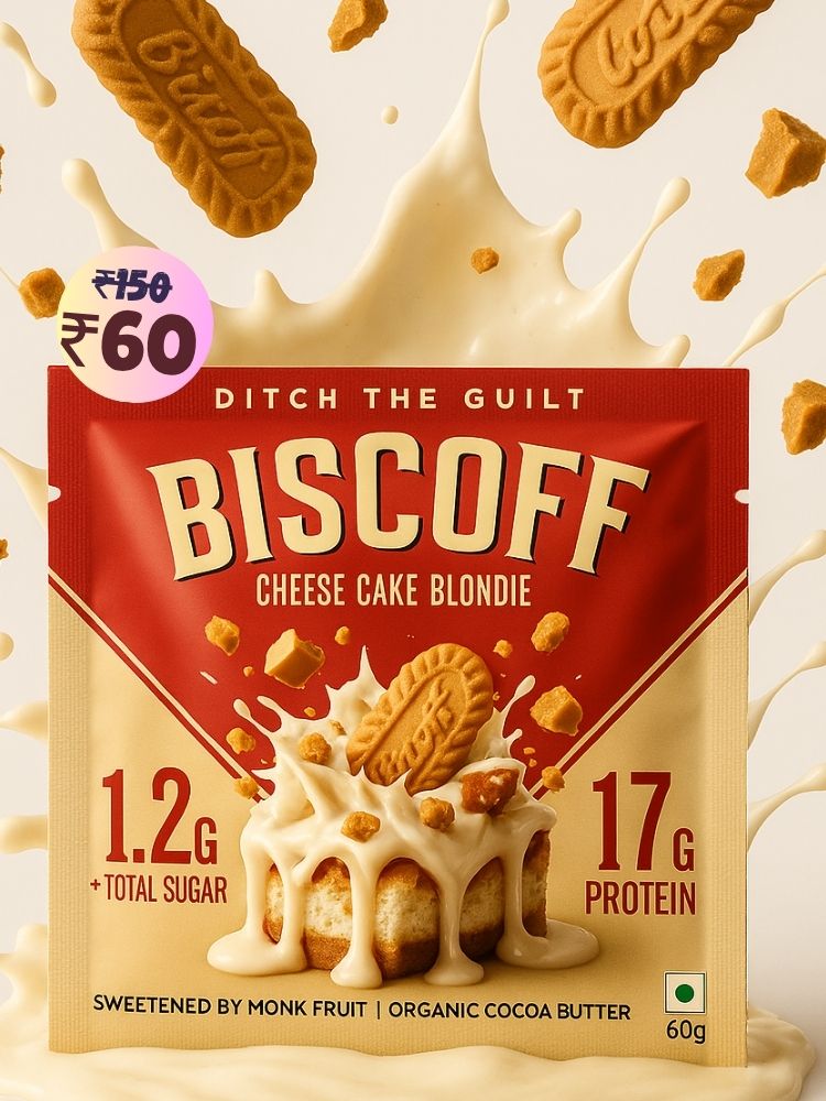 Biscoff Protein Brownie • 17g Protein • Sugar Free & High Protein • Low Net Carbs - 60g