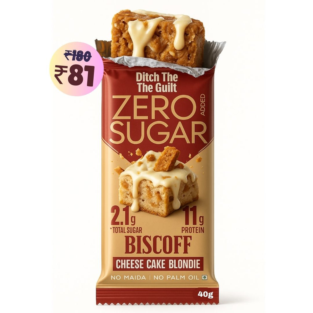 Biscoff Protein Brownie • 11g Protein • Sugar Free & High Protein • 40g