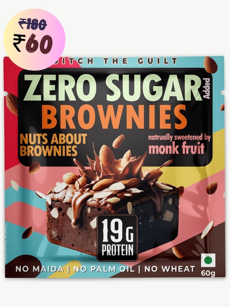 Nuts about Brownies Protein Brownie • 19g Protein • Sugar Free & High Protein • Low Net Carbs - 60g