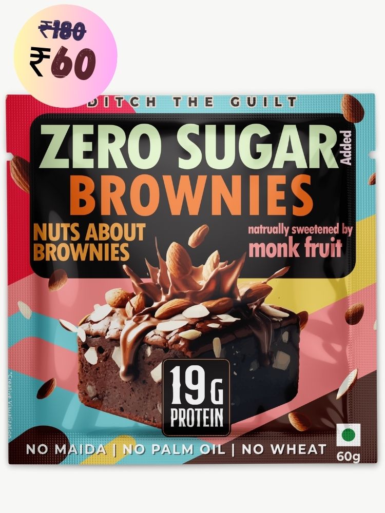 Nuts about Brownies Protein Brownie • 19g Protein • Sugar Free & High Protein • Low Net Carbs - 60g