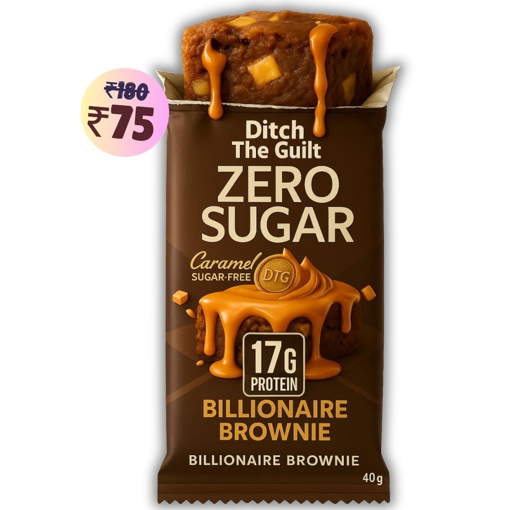 Billionaire Protein Brownie • 17g Protein • Sugar Free & High Protein • 40g