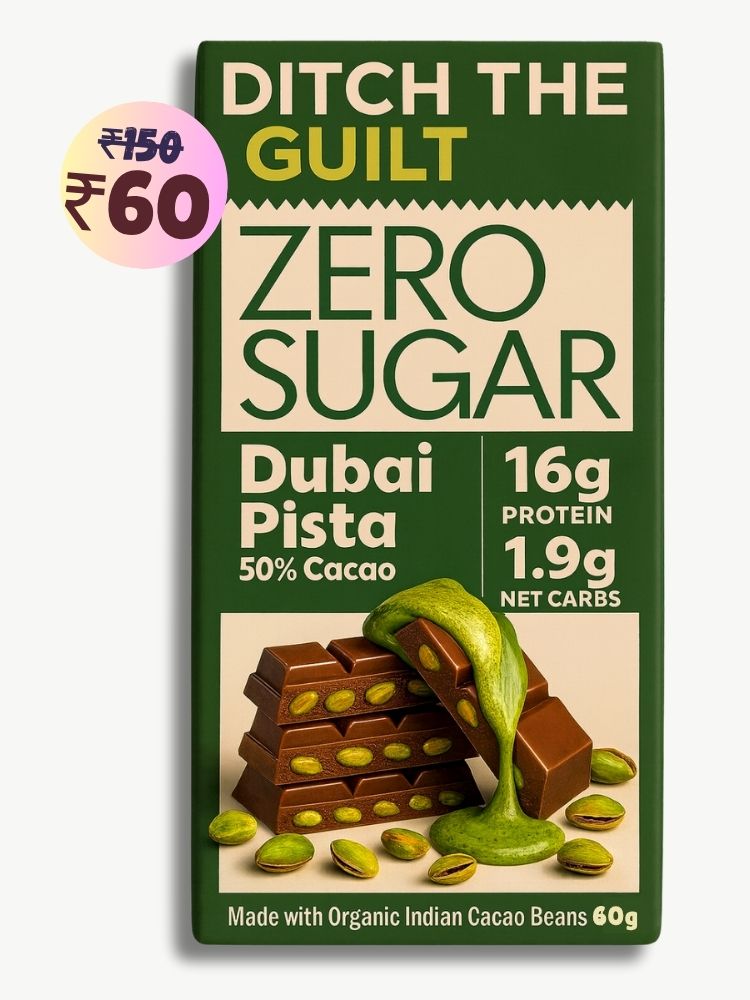 Dubai Pista Kunafa • 16g Protein •  Sugar Free Dark Chocolate • 60g