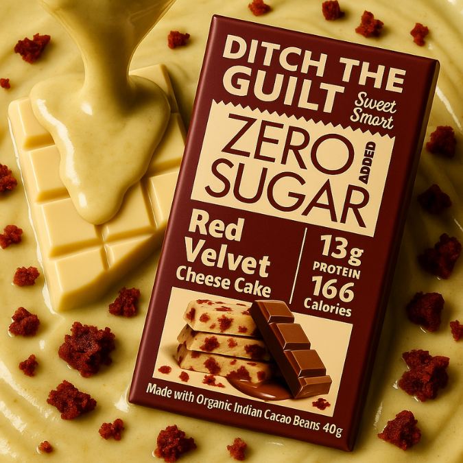 Red Velvet Cheese Cake - 13g Protein - 1g Natural Sugar - 3g Carbs - 40g