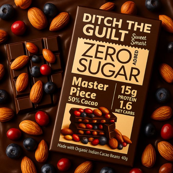 Master Piece - 15g Protein - 1g Natural Sugar - 1.6g Carbs - 40g