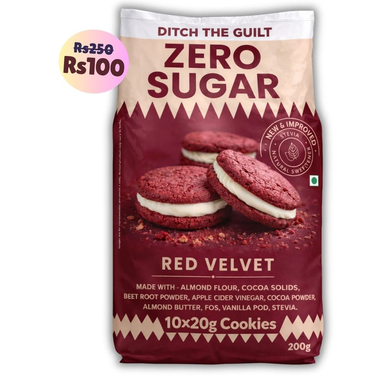 Red Velvet Cookies • Sugar-Free Almond Flour Cookies • 200g (10x20g Cookies)
