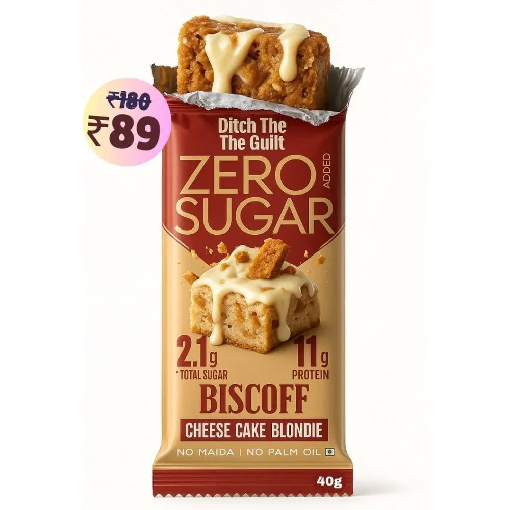 Biscoff Protein Brownie • 11g Protein • Sugar Free & High Protein • 40g - Ditch The Guilt