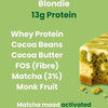Matcha Protein Brownie • 13g Protein • Sugar Free & High Protein - 40g