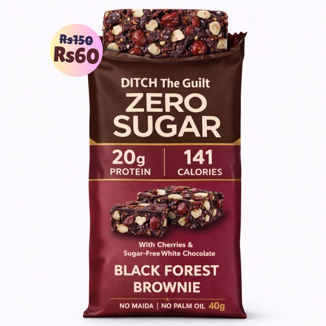 Black Forest • 20g Protein • Sugar Free High Protein Brownies • 40g