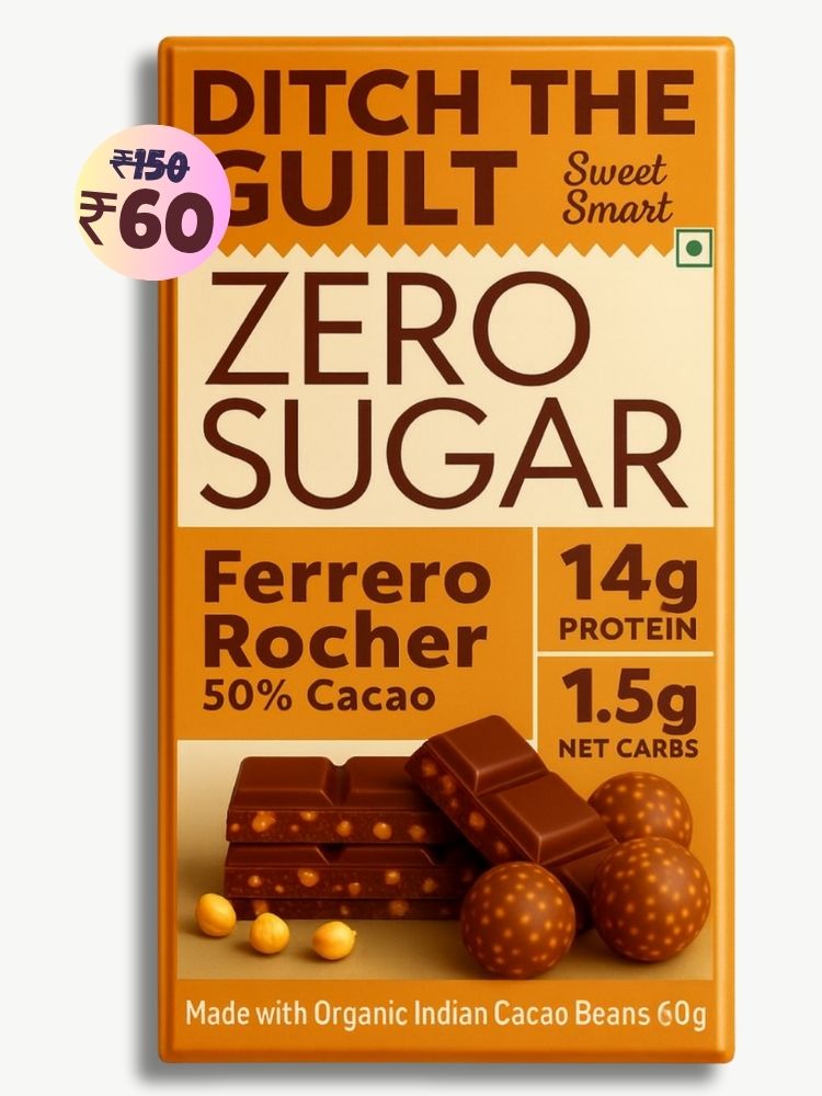 Ferrero rocher • 14g Protein • Sugar Free Dark Chocolate • 60g
