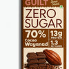 70% Wayanad Indian Cacao • 13g Protein •  Sugar Free Dark Chocolate • 40g