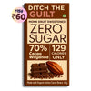 70% Wayanad Indian Cacao • 129 Calories Only • Low Calorie Sugar Free Dark Chocolate • 40g bar