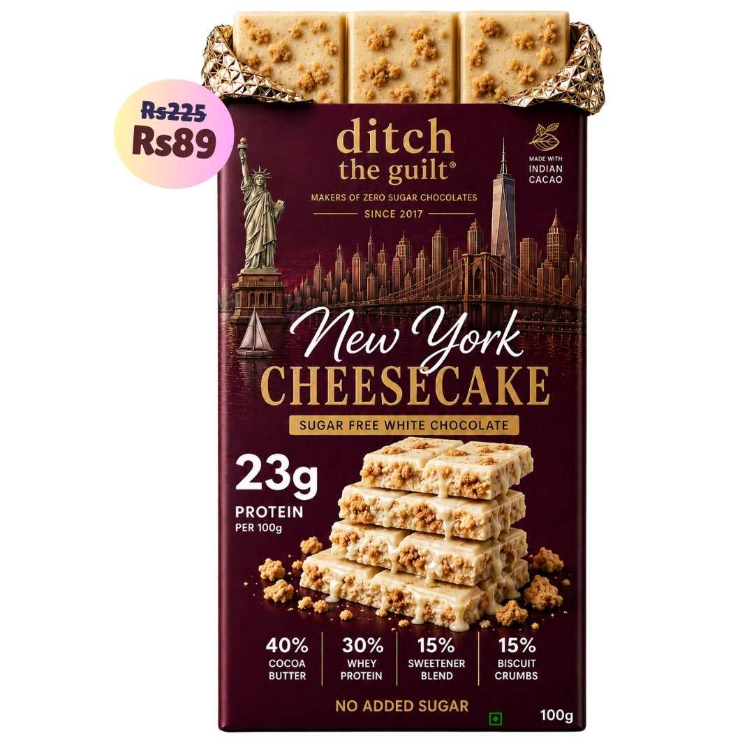 New York Cheesecake  • 23g Protein • Sugar Free White Chocolate Bar • 100g