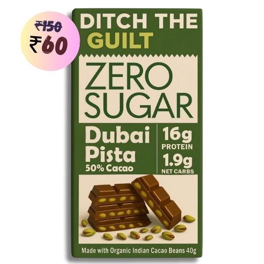 Dubai Pista Kunafa • 16g Protein •  Sugar Free Dark Chocolate • 40g