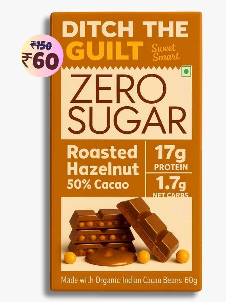Mighty Hazelnut • 17g Protein • Sugar Free Dark Chocolate • 60g