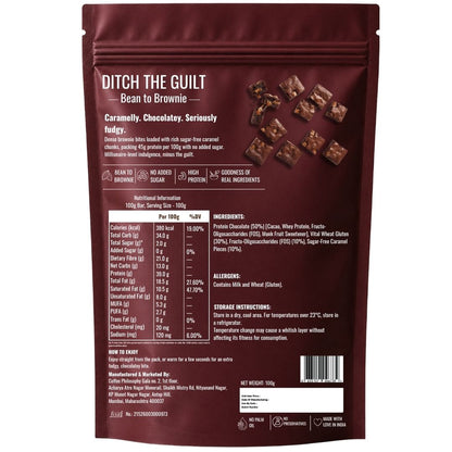 Millionaire • 39g Protein • Sugar Free High Protein Brownie • 100g