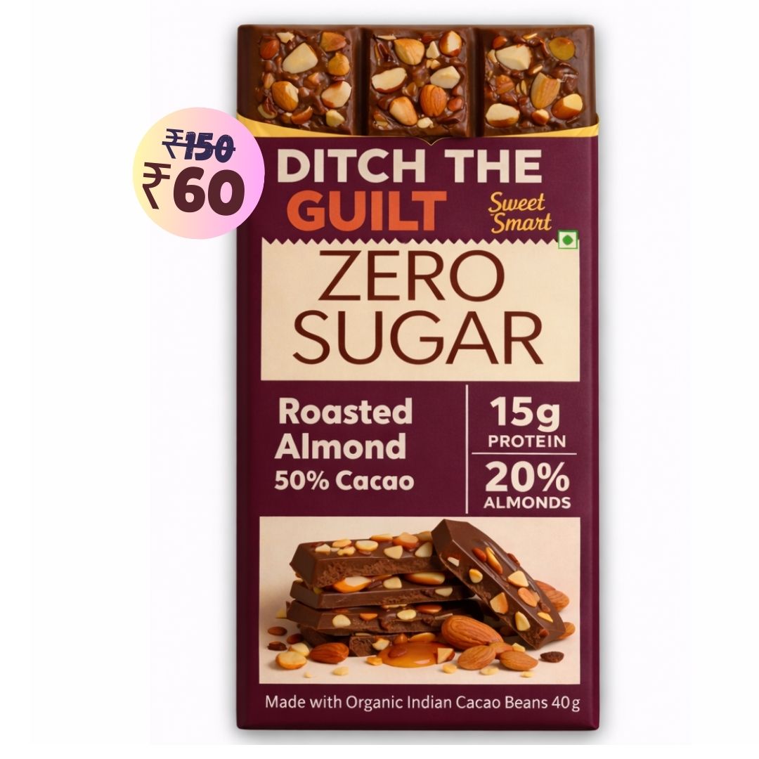 Almond • 15g Protein • Sugar Free High Protein Chocolates • 40g