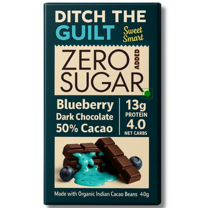 Blueberry Dark Chocolate - 40g