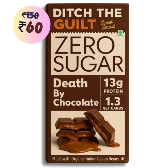 Death By Chocolate • 13g Protein •  Sugar Free Dark Chocolate • 40g