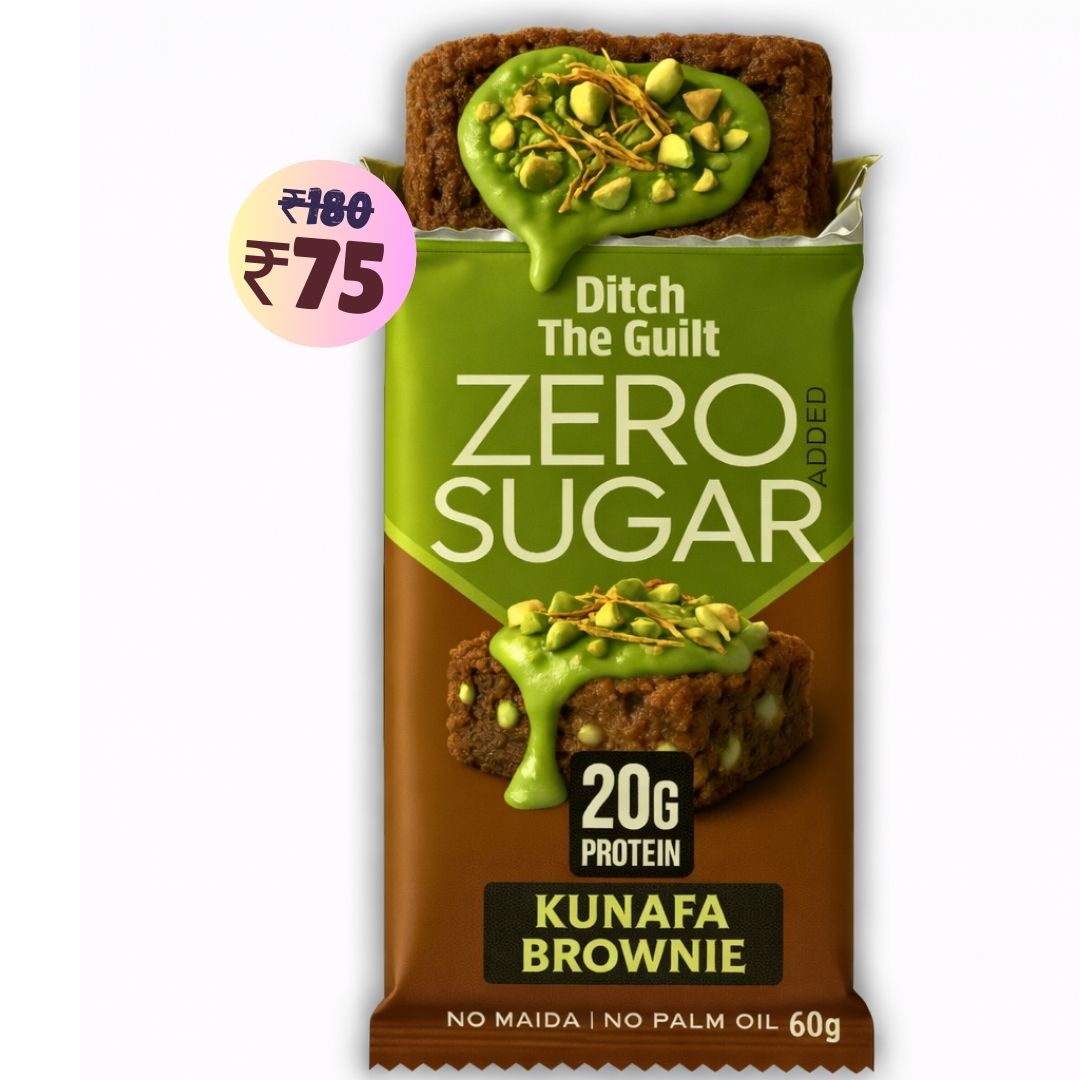 Dubai Pista Kunafa Protein Brownie • 20g Protein • Sugar Free & High Protein • 60g