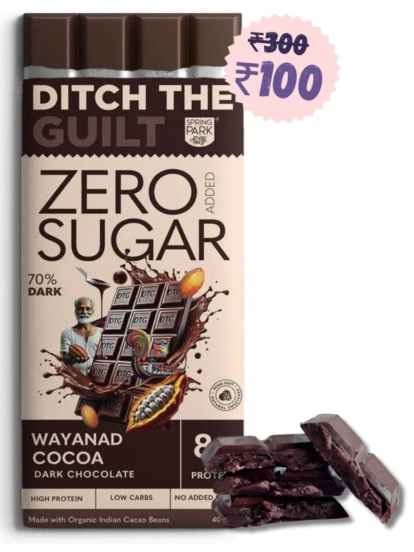 Masterpiece (Full Of Nuts), 70% Cacao Wayanad, Ferroro Rocher, California Almond Brittle - Sugar Free Dark Protein Chocolate - High Protein - 40g x 4 (160g) - My Store