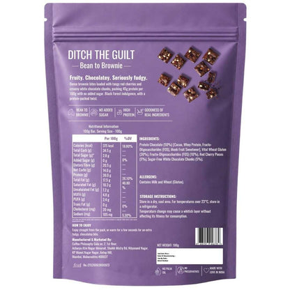 Black Forest • 39g Protein • Sugar Free High Protein Brownie Bites • 100g