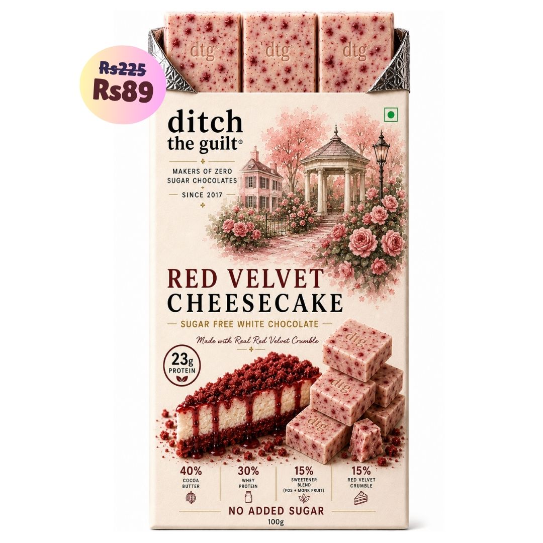 Red Velvet Cheesecake • 23g Protein • Sugar Free White Chocolate Bar • 100g