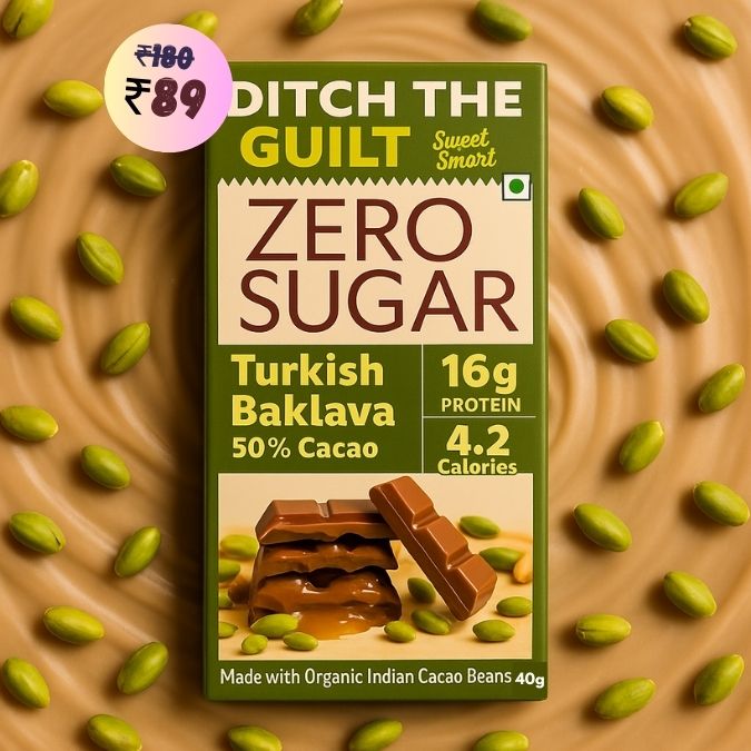 Baklava • 16g Protein •  Sugar Free Dark Chocolate • 40g