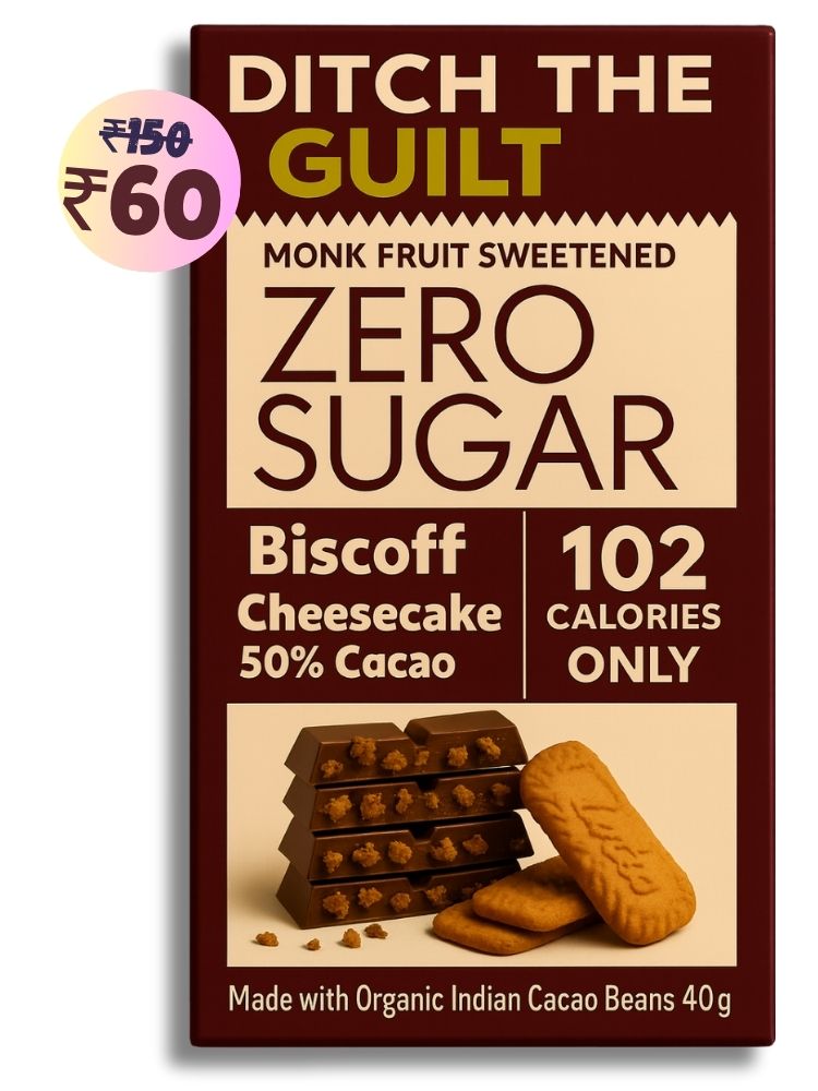 Biscoff Crunchy • 102 Calories •  Sugar Free Dark Chocolate • 40g