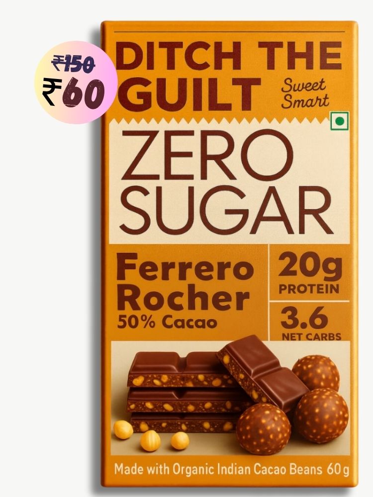 Ferrero Rocher • 20g Protein • Sugar Free Dark Chocolate • 60g bar