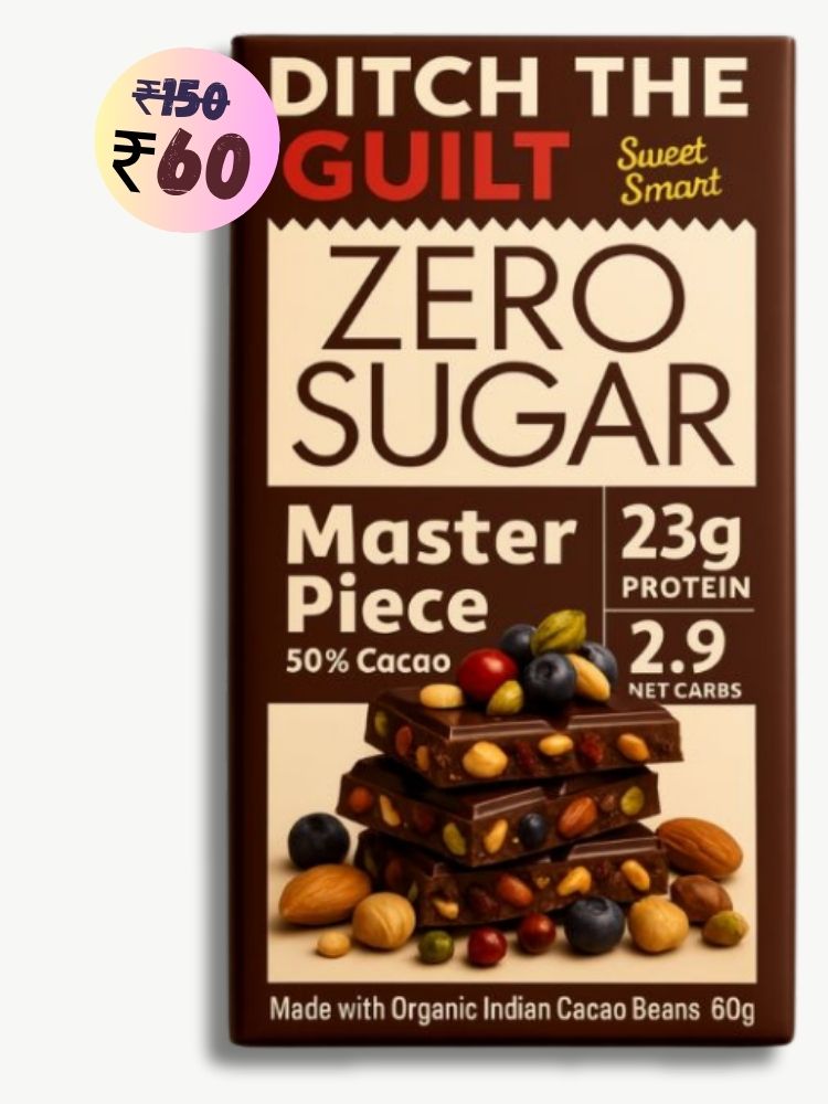 Master Piece • 23g Protein • Sugar Free Dark Chocolate • 60g bar