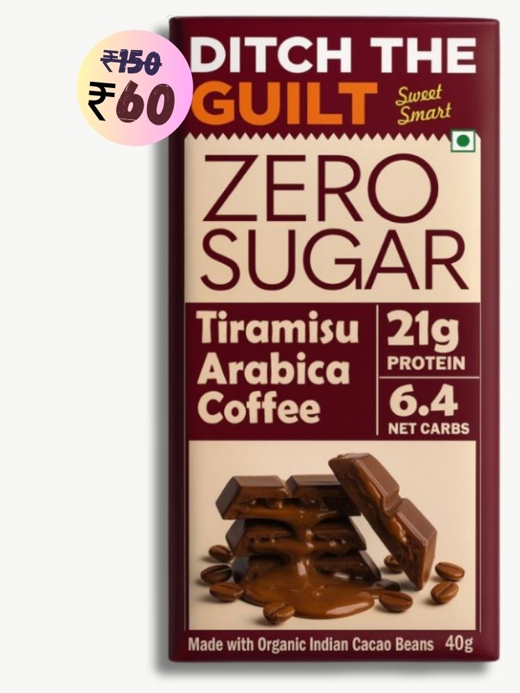 Tiramisu Coffee • 21g Protein • Sugar Free Dark Chocolate • 60g bar