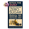 Blueberry Cheese Cake • 121 Calories Only • Low Calorie Sugar Free White Chocolate • 40g bar