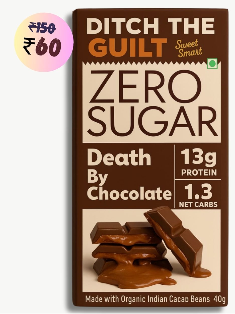 Death By Chocolate • 13g Protein •  Sugar Free Dark Chocolate • 40g