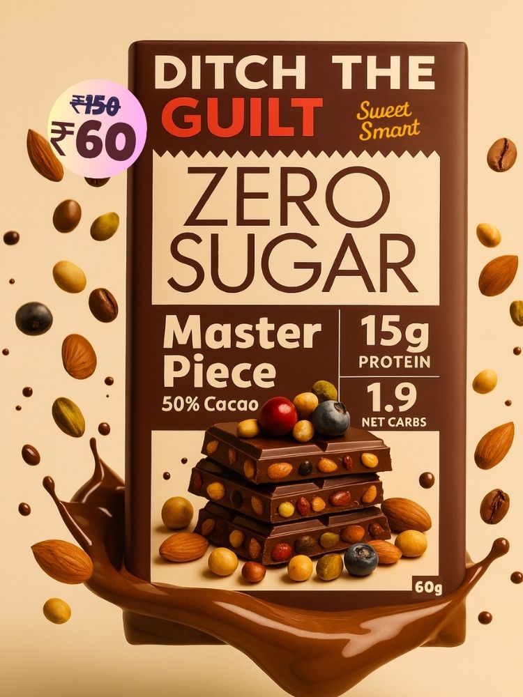 Master Piece • 15g Protein •  Sugar Free Dark Chocolate • 60g